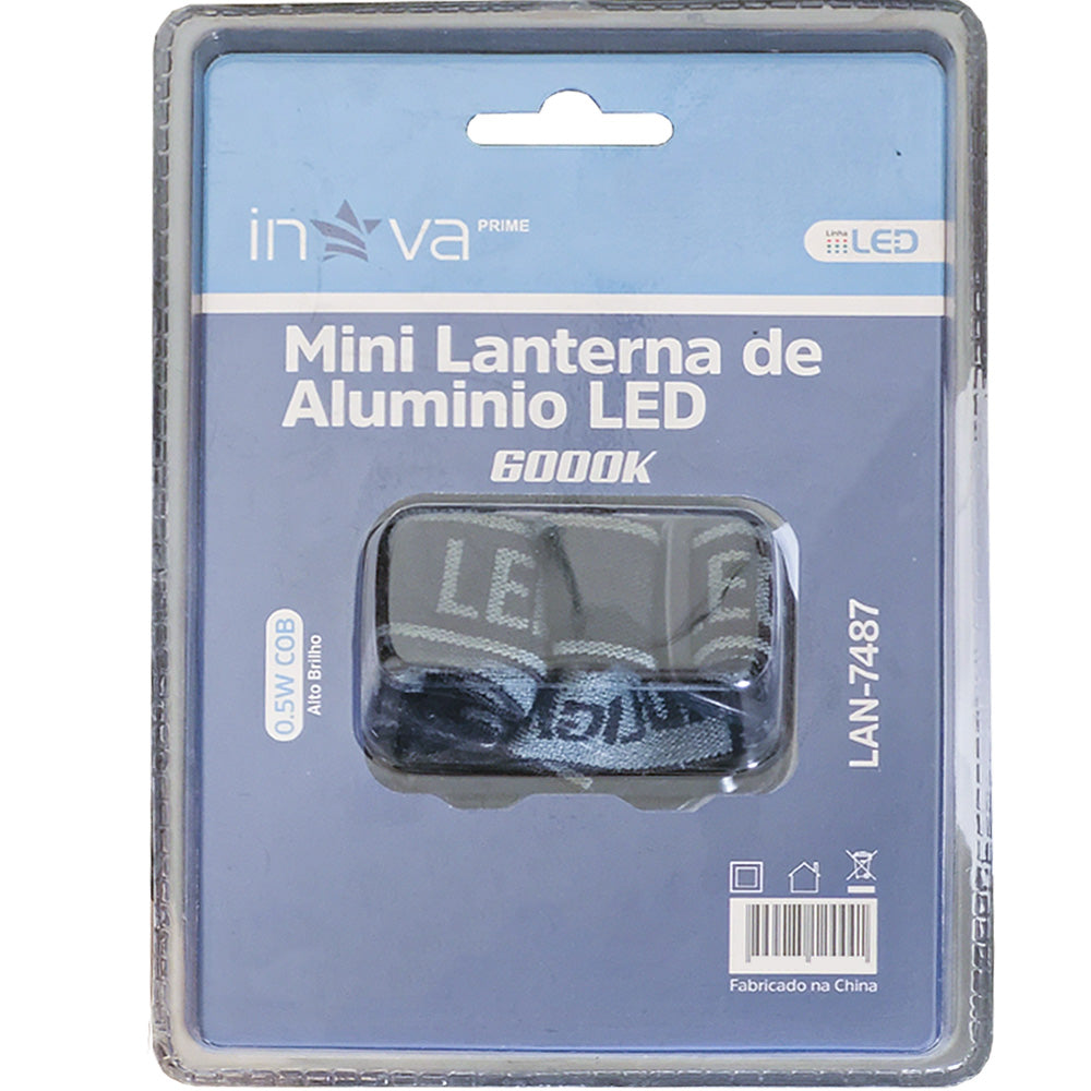 Mini lanterna De Alumínio LED Inova -  Lan-7487
